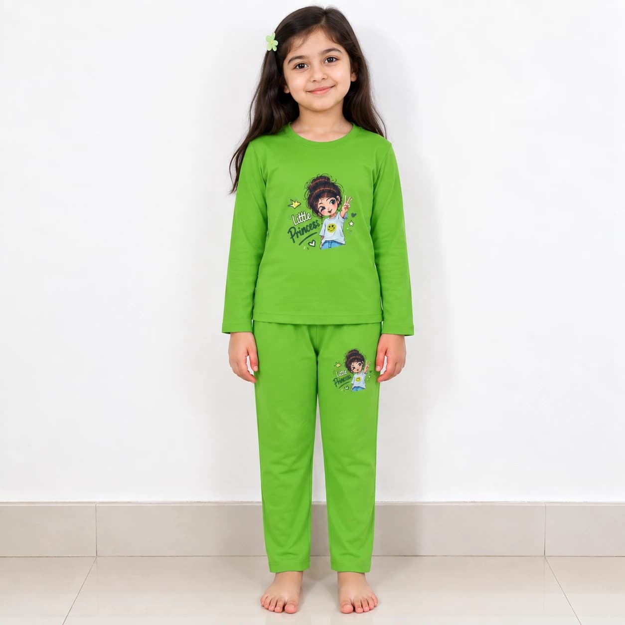 গার্লস টিশার্ট ও প্যান্ট কম্বো সেট ১